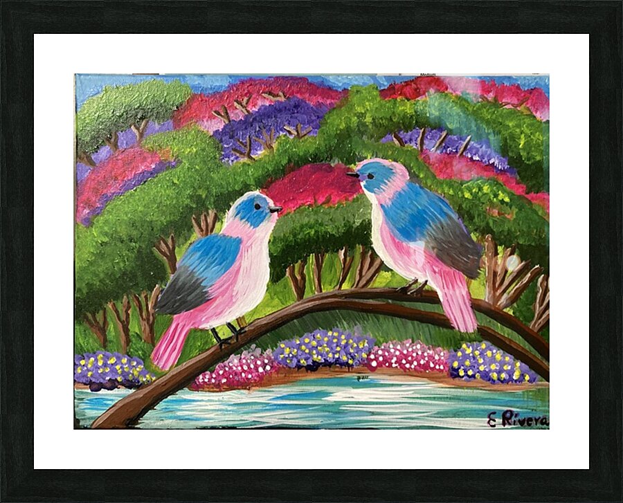 Edwin Rivera   2 Magic Birds Picture Frame print