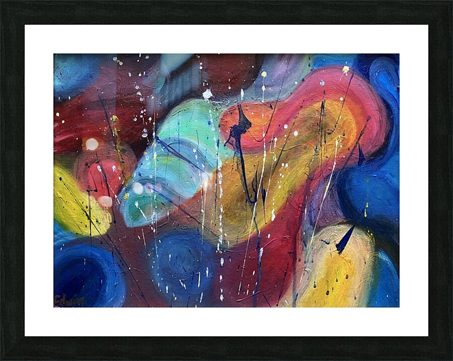 Edwin Rivera   Abstract  1 Picture Frame print