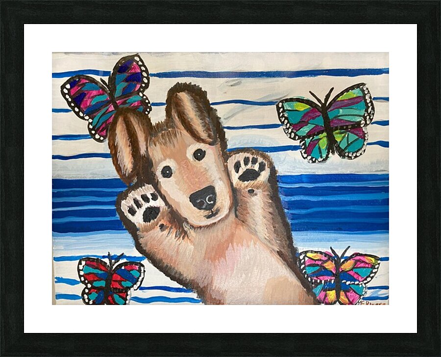 Edwin Rivera   Charming Puppy Picture Frame print