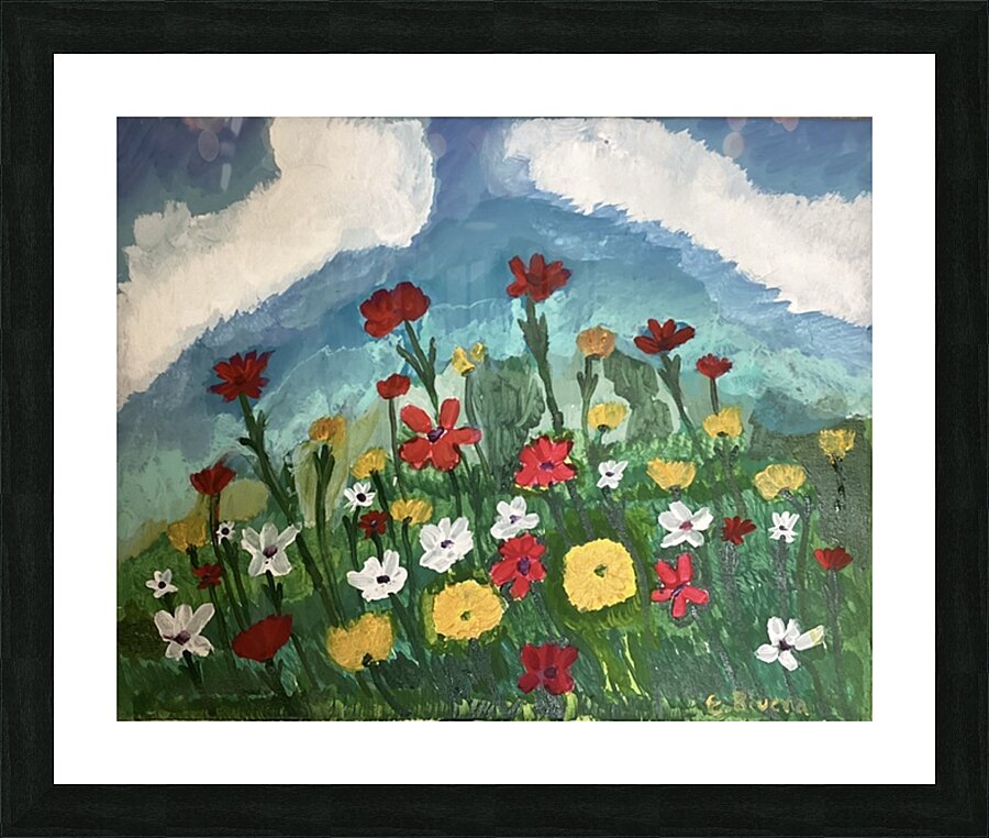 Edwin Rivera   Summer Flowers Picture Frame print