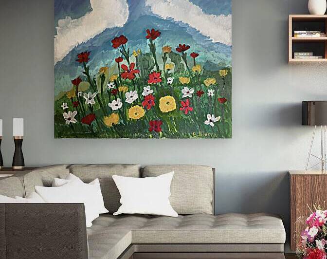 Edwin Rivera   Summer Flowers Reproduction