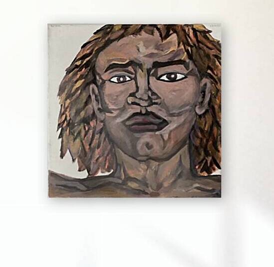 Sougi Galleon   Mongolian caveman by Studio 526 Skid Row Community Artists