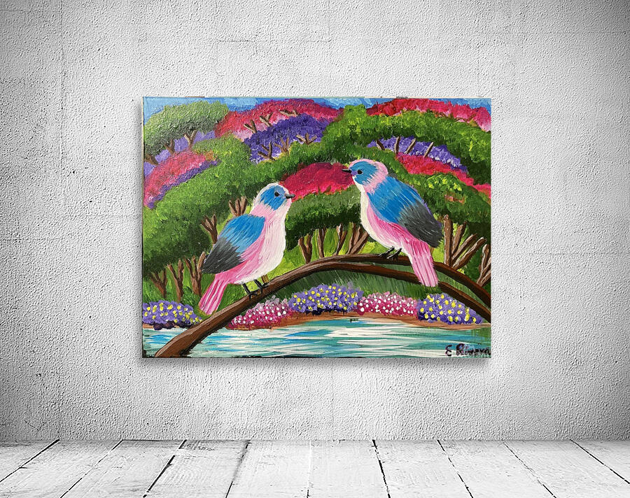 Edwin Rivera   2 Magic Birds Wall Preview