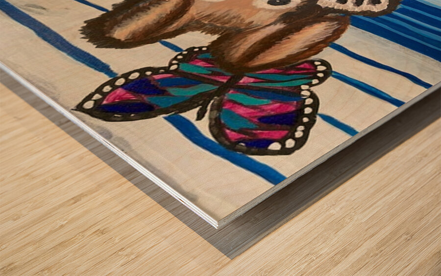 Edwin Rivera   Charming Puppy Wood print