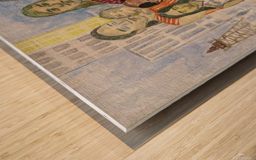Rene Nava   Adaptation Wood print