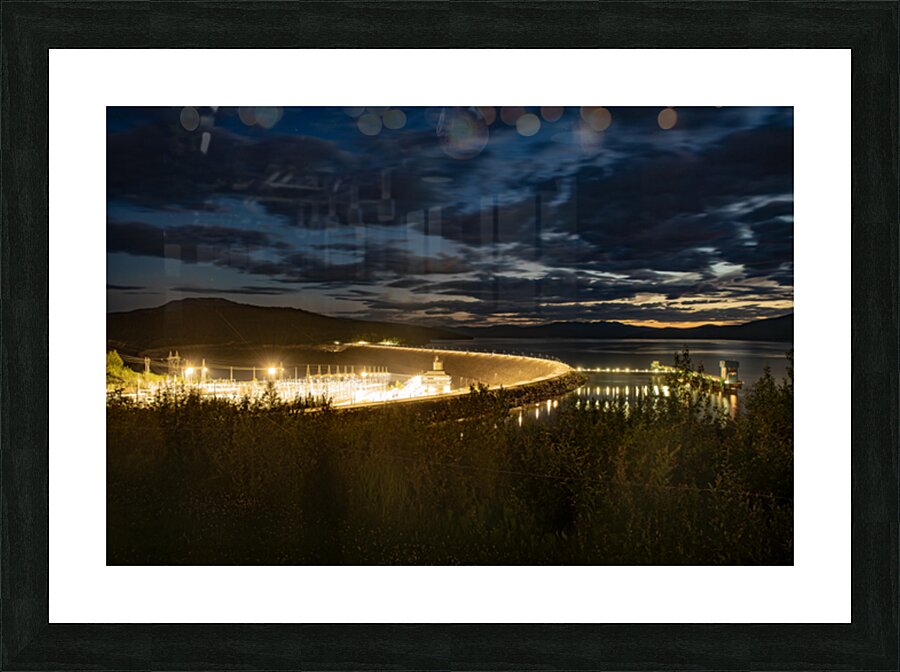 WACKY Dam Picture Frame print