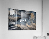 L-O-V-E Impression acrylique