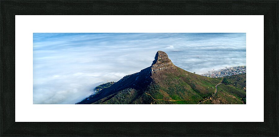 Lions Head Mountain Picture Frame print