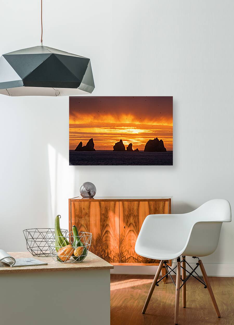 A Rocky Sunset Reproduction