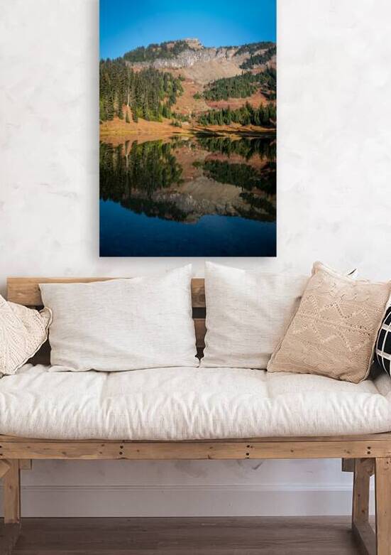 Mount Rainier Mirror Landscape Reproduction