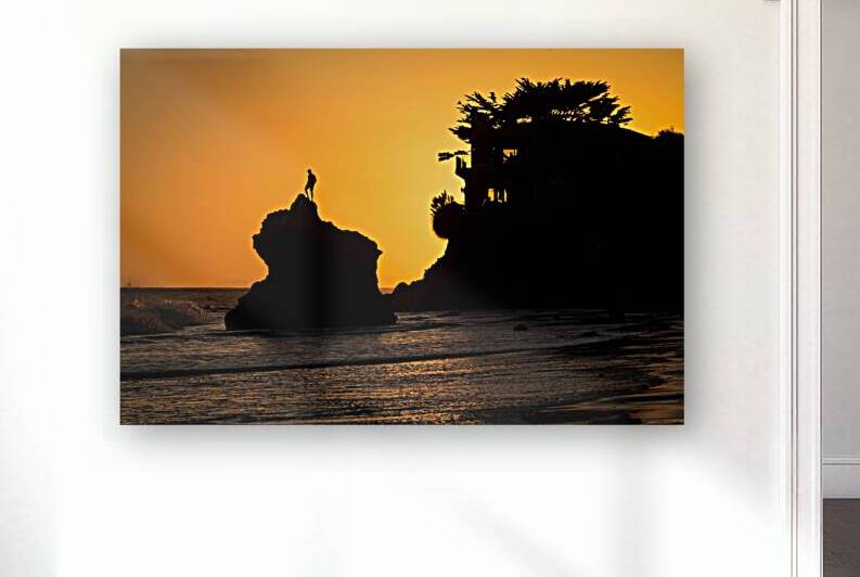 Triumph at Malibu Beach California by Adel B Korkor