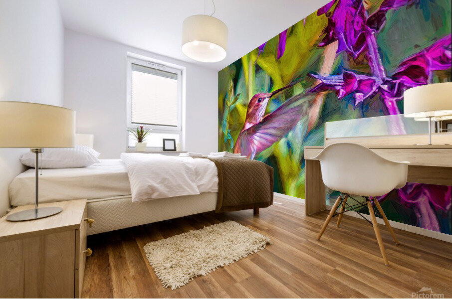 Hummingbird Brilliance Mural print