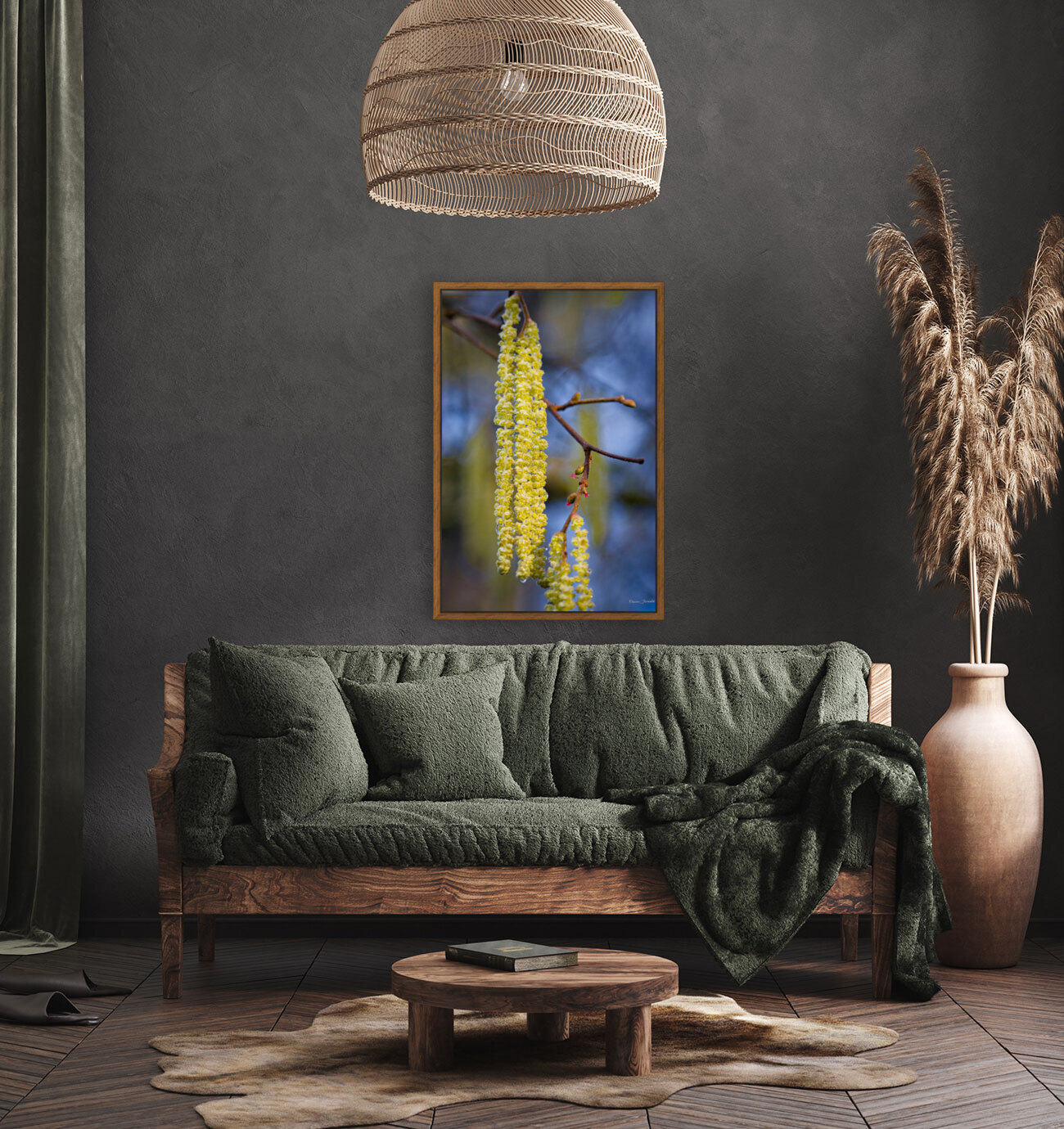 Hazelnut in bloom Reproduction