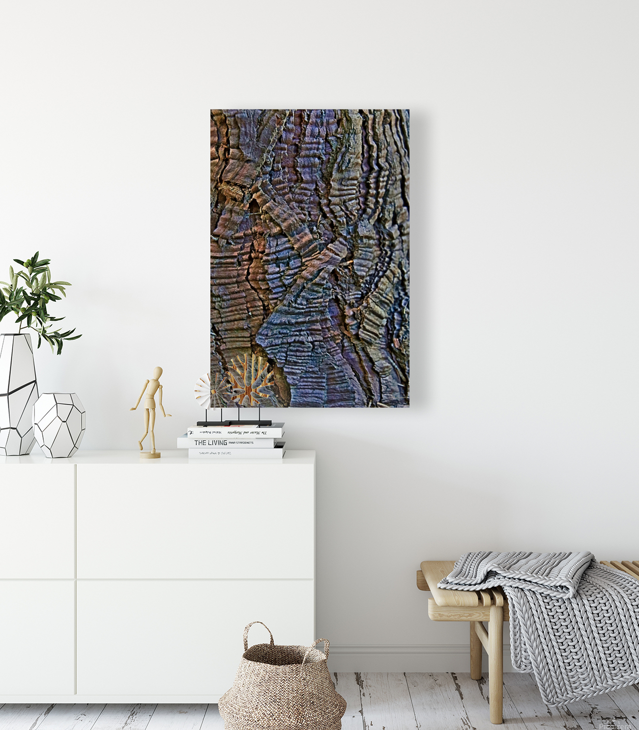 Cedar bark for texture Reproduction