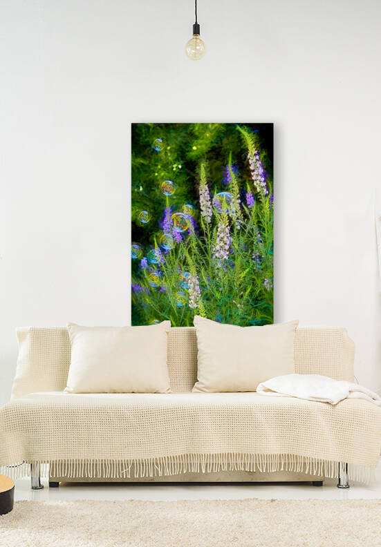 Bubbles in the Garden Reproduction