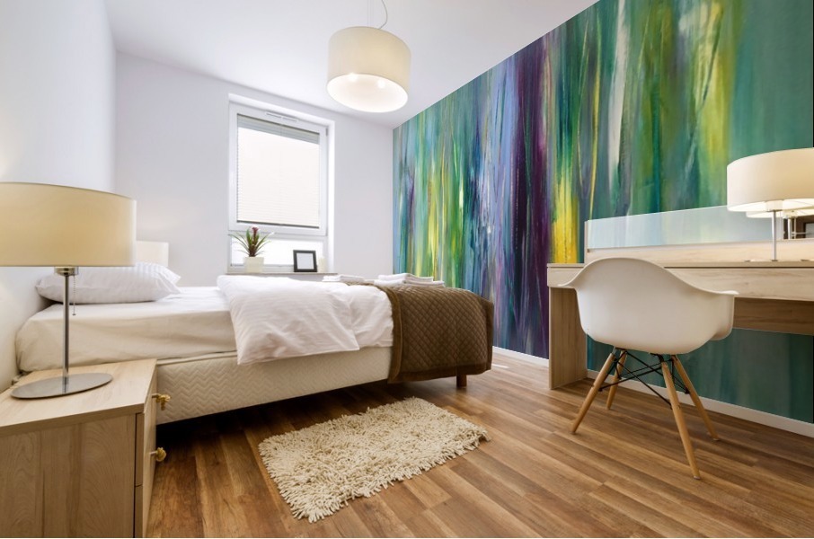 Blossoming Mural print