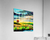 The Calm Pasture Signed Acrylic Print