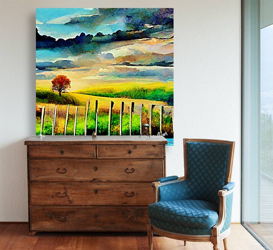 The Calm Pasture Signed Reproduction