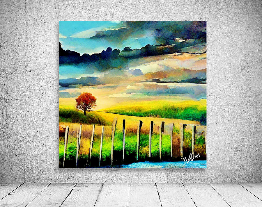 The Calm Pasture Signed Wall Preview