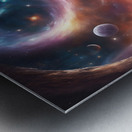 A mural from another world Metal print