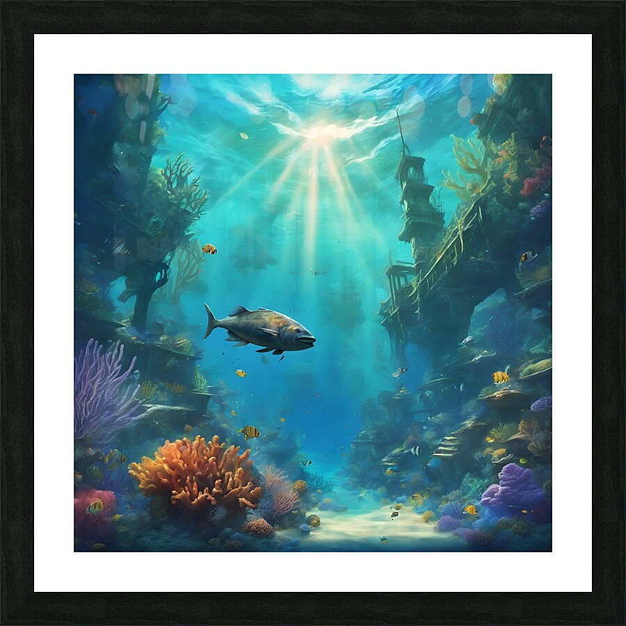 Underwater Dream Picture Frame print