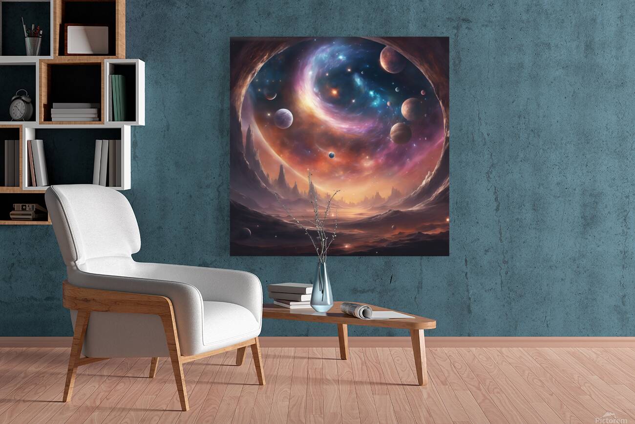 A mural from another world Reproduction