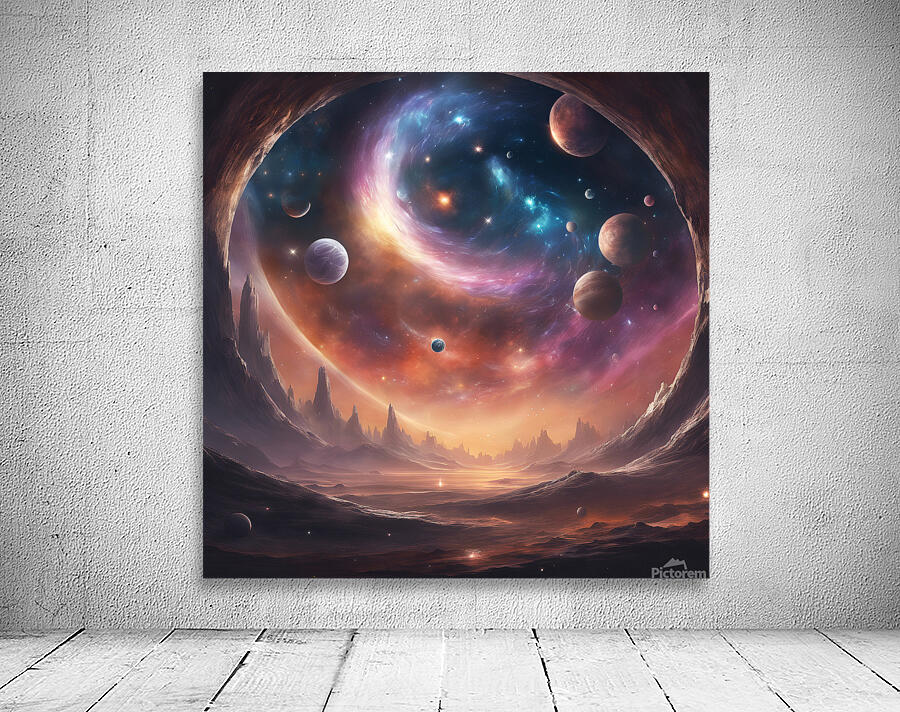 A mural from another world Wall Preview