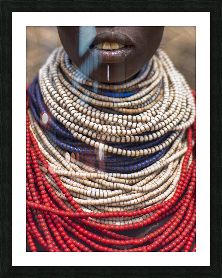 Karo Necklace Picture Frame print