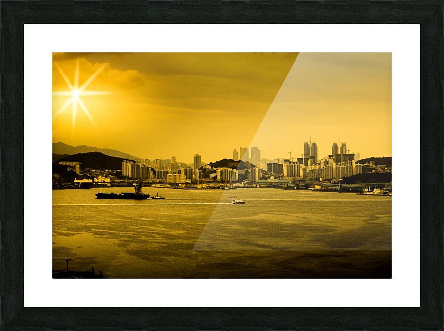 GOLDEN SEA Picture Frame print