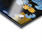 Blue Lilypads Yellow flowers  Acrylic print