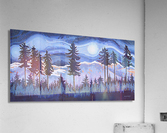 Moonlit Pines Acrylic Print