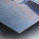 Farm House Winter Sleep  Metal print