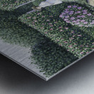 Girl in the Garden  Metal print