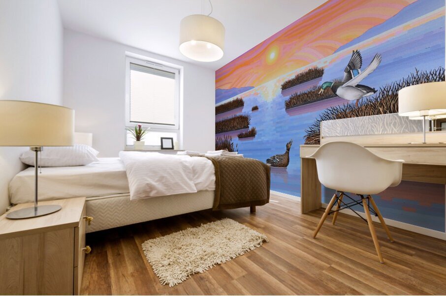 The Warning Mural print