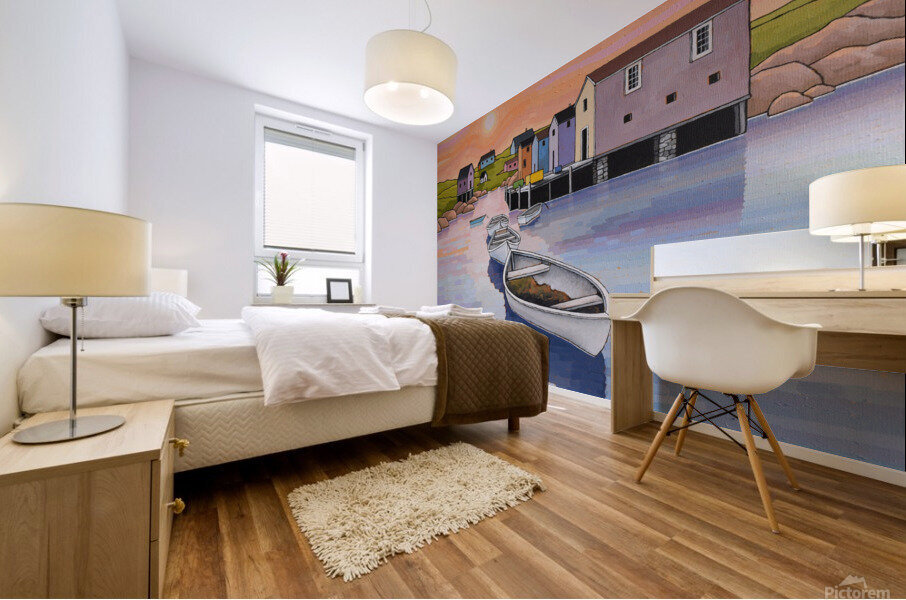 Approaching Dusk Mural print