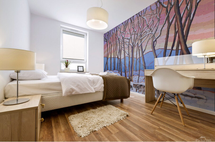 A Gathering Mural print