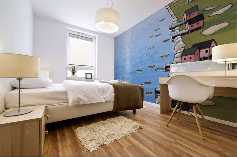  Coastal Serenity Mural print