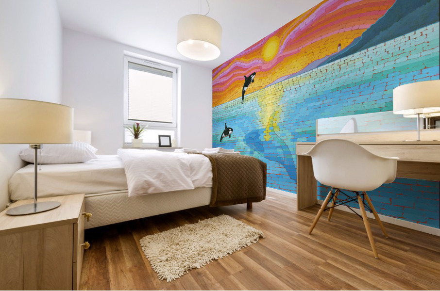 Orca s Flight Mural print