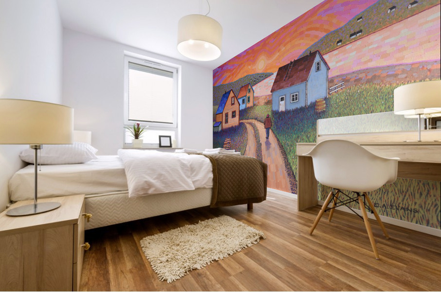 Evening Stroll  Mural print