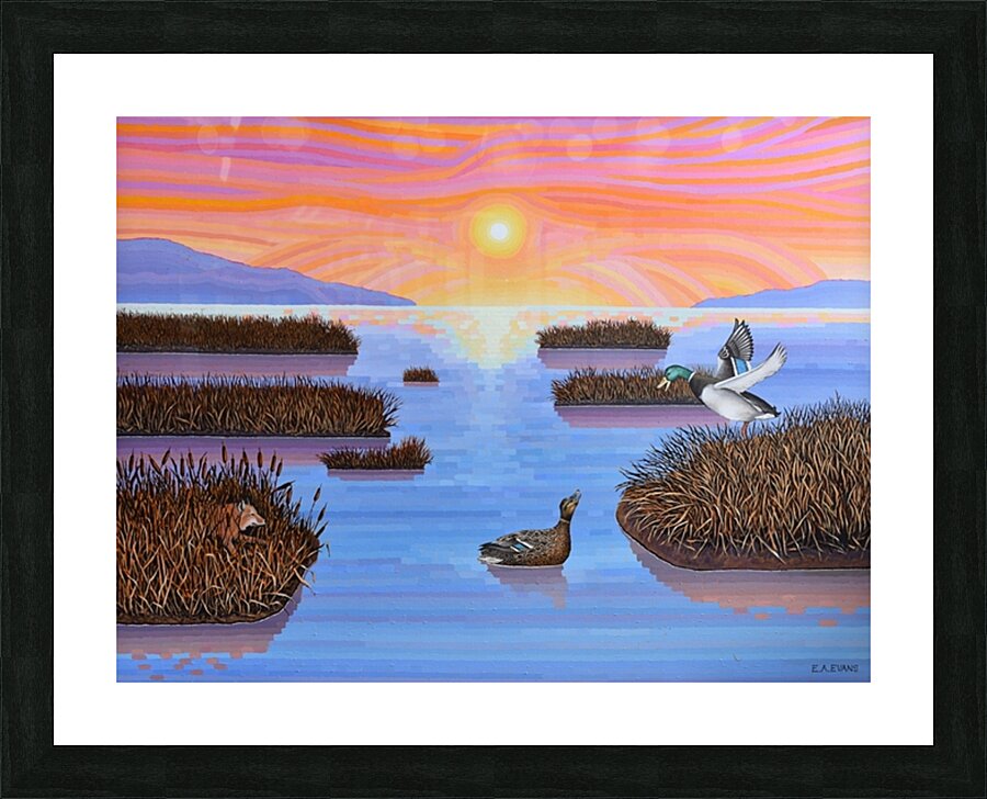 The Warning Picture Frame Printing