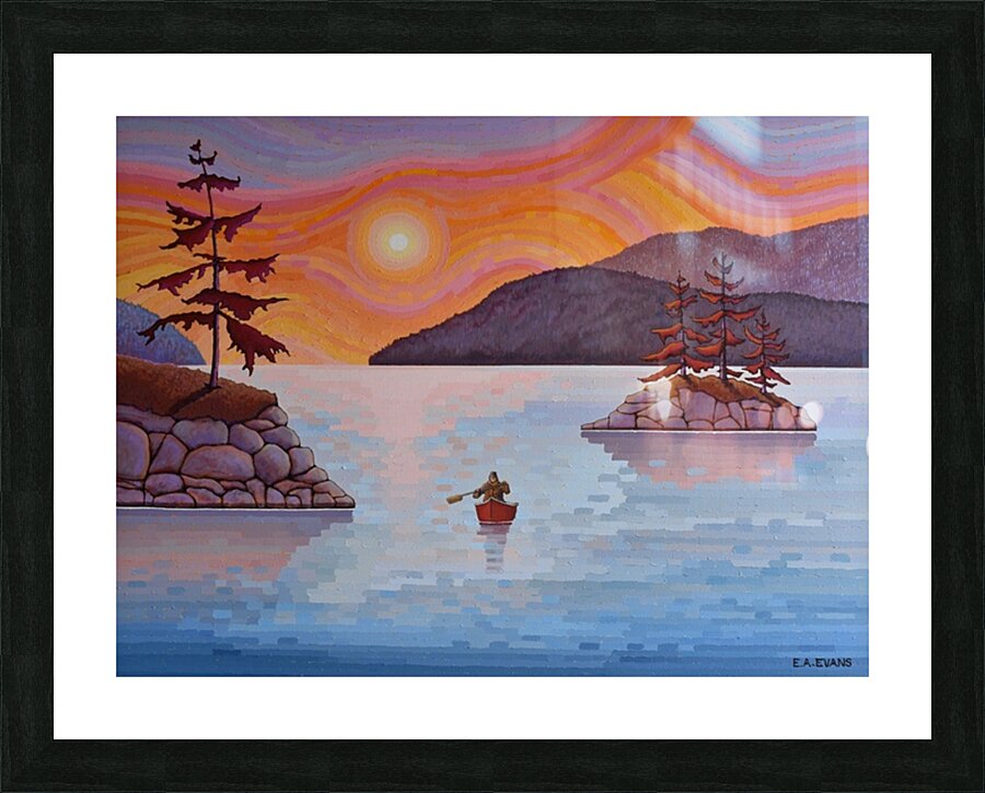 Idylic Passage Picture Frame Printing