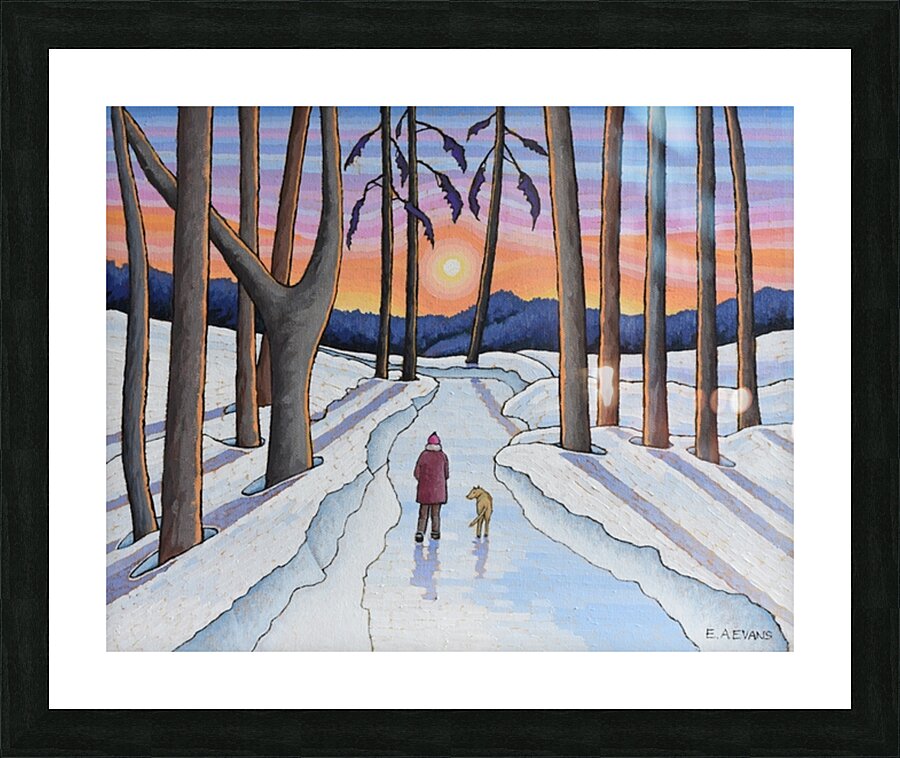 Woods Walk Picture Frame Printing