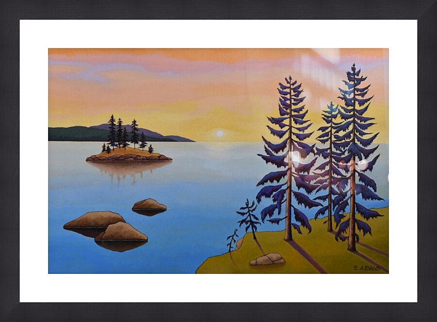 Morning Blues  Picture Frame Printing