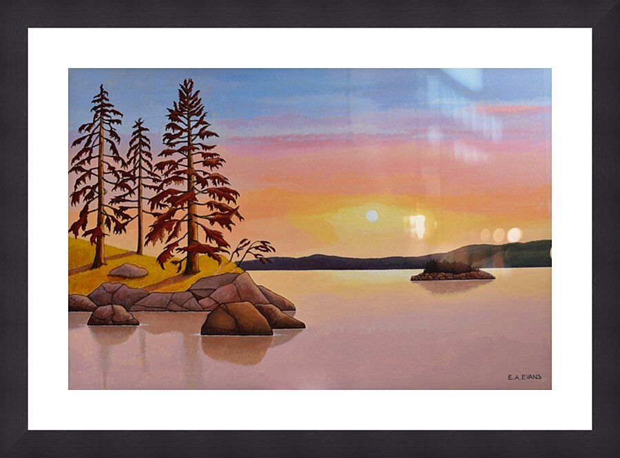 Warm Reflections  Picture Frame Printing