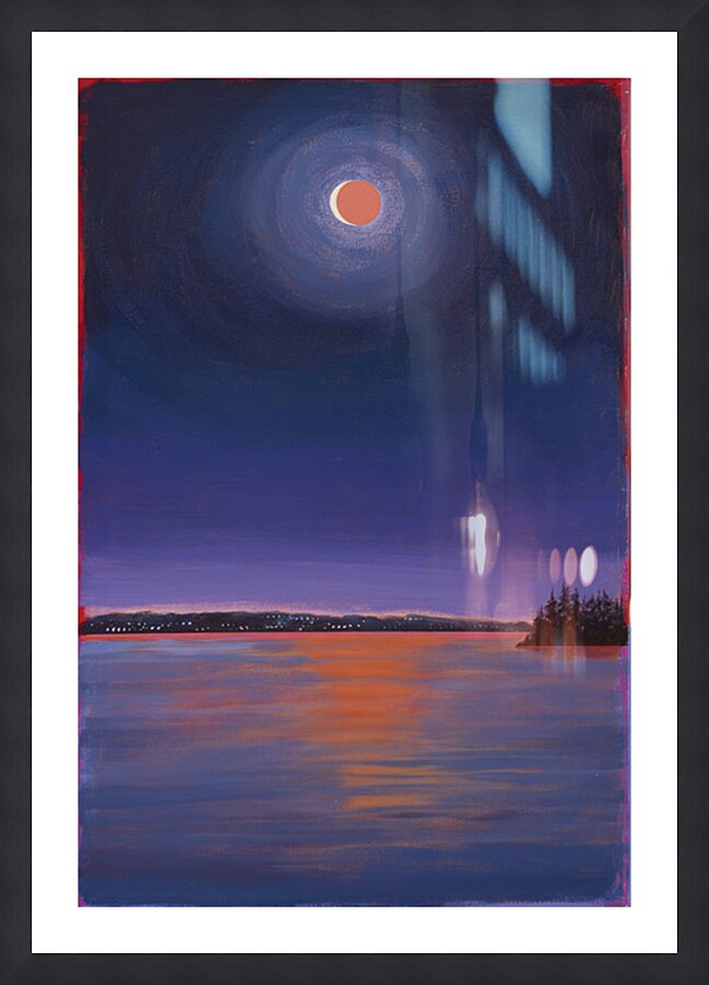 Blood Moon Picture Frame Printing