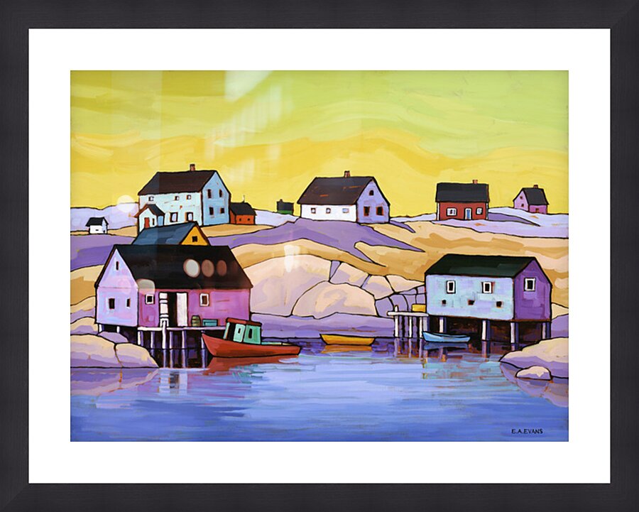 Quiet Inlet 2 Picture Frame Printing