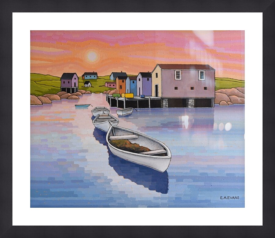 Approaching Dusk Picture Frame Printing