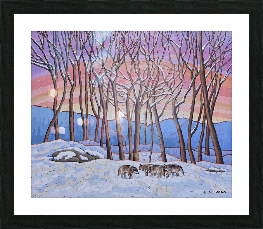 A Gathering Picture Frame Printing