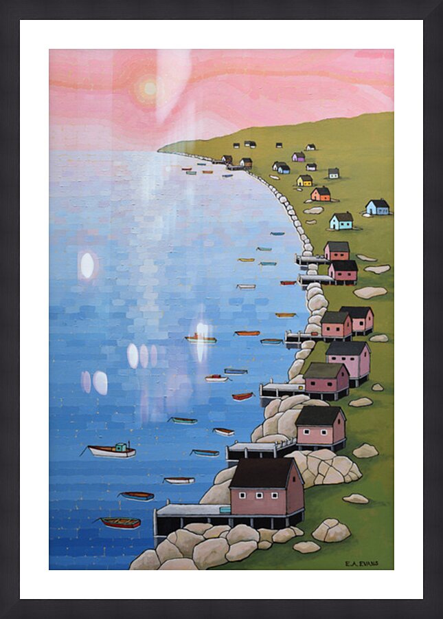  Coastal Serenity Picture Frame Printing