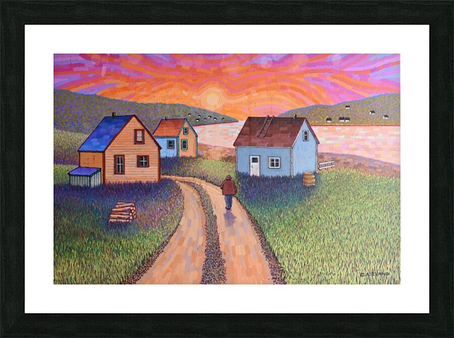 Evening Stroll  Picture Frame Printing